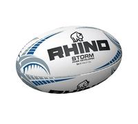 Rhino Storm P Developer Rugby Ball White/blue/black (5)