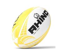 Rhino Touch Rugby Ball White/Fluo Yellow Touch