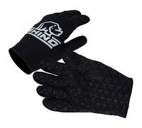 Rhino Unisex-Youth Pro Full Finger Rugby Glove, Black, MB/LB,White