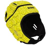 Rhino Unisex Youth Pro Head guard Headguard, Fluo Yellow, My