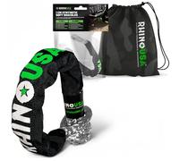 Rhino USA Synthetic Soft Shackle Rope (1-Pack) - 1 cm x 56 cm (14.243 kg Min Break Strength) Offroad Soft Shackle Recovery Kit for Truck, UTV, ATV - Compatible With Jeep, Toyota, Ford & More!