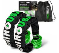 Rhino USA Synthetic Soft Shackle Rope (2-Pack) - 1cm x 56cm Recovery