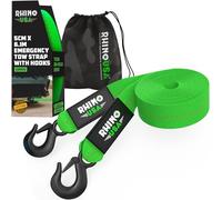 Rhino USA Tow Strap with Hooks (5cm x 6.1m) - Roadside Recovery