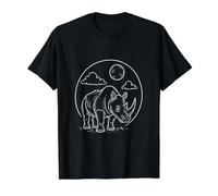 Rhino Value Graphic T-Shirt, Men, Black, M