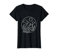 Rhino Value Graphic T-Shirt, Women, Black, L