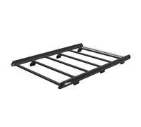 Rhino Van Roof Rack for VW ID Buzz 2022+ [Only for L1 wheelbase with Tailgate] | KammEdge Aerodynamic Low-Profile Heavy-Duty with Full-Width Rear Roller & Fast Fitment Black