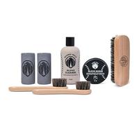 Rhino Wax - Baseball Glove Complete Cleaning Kit - Glove Scrub for Deep Cleaning + Glove Cleaner for Gentle Routine Maintenance - Includes 2 Brushes + Microfiber Cloths - Natural - Made in USA