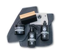 Rhino Wax Soapstone Ultimate Care Kit - Includes Stone Spray Cleaner, Soap-Stone Oil, Wax, Scraper, Large Applicator, 3 Microfiber Cloths - Complete Protection for Stone Surfaces - Made in USA