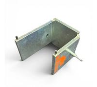 Rhinobuild Dori Block - Long Sided - 50.8mm Profiles Silver Zinc Plating