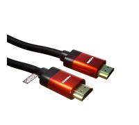 rhinocables 2.1 HDMI to HDMI Cable - Ultra High-Speed Braided Connection Lead for PS5, PS4, TV & Soundbar | 8K HDR with eARC, Dolby Audio & 3D Support | 3m Copper Orange