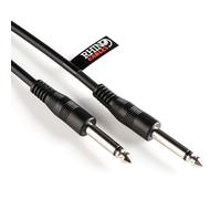rhinocables 6.35mm Mono & TRS Jack Stereo Cable|Male to Male Connectors | Multi Instrument Compatibility for Guitar, Bass, Keyboard, Amp & Mixing | Premium Sound Quality Performance (1m)