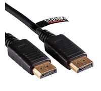 rhinocables 8K DisplayPort 1.4 Cable 60Hz DP HDR 4K Display Ultra High Speed Monitor Cable ideal for Gaming PC/Laptop TV Video Streaming and Projectors UHD (3m, 8K)