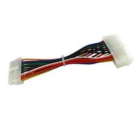 rhinocables - ATX Power Supply Extension Cable | 24 Pin Female to 20 Pin Male | Seamless Compatibility | Upgrade Older Systems | Reliable Performance, 24 Pin to 20 Pin