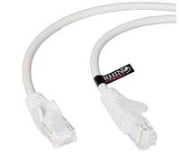 rhinocables CAT 5e Ethernet Cable (25m, White, Pack of 1) | Reliable LAN Network RJ45 Cable for Fast Internet & Data Transfer, Durable WiFi Broadband Cable for Gaming & Streaming