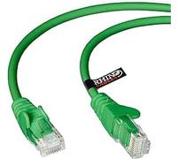 rhinocables CAT 5e High-Speed Ethernet Cable - Reliable LAN Network RJ45 Cable for Fast Internet & Data Transfer | Durable WiFi Broadband Cable for Gaming & Streaming, (2m, Green, Pack of 7)