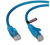 rhinocables CAT 5e High-Speed Ethernet Cable - Reliable LAN Network RJ45 Cable for Fast Internet & Data Transfer | Durable WiFi Broadband Cable for Gaming & Streaming, (1.5m, Blue, Pack of 10)