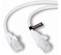 rhinocables CAT 6 High-Speed Gigabit Ethernet Cable - Patch Network Lead for LAN| Snagless UTP With LSZH Jacket | RJ45 Connector - Internet, Router, Modem, Smart TV, PC & More (25m, White, Pack of 10)
