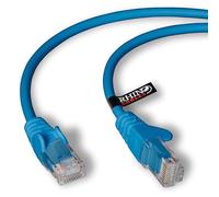 rhinocables CAT 6 High-Speed Gigabit Ethernet Cable - Patch Network Lead for LAN| Snagless UTP With LSZH Jacket | RJ45 Connector - Internet, Router, Modem, Smart TV, PC & More (10m, Blue, Pack of 1)