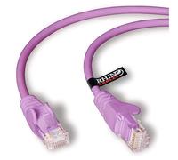 rhinocables CAT 6 High-Speed Gigabit Ethernet Cable - Patch Network Lead for LAN| Snagless UTP With LSZH Jacket | RJ45 Connector - Internet, Router, Modem, Smart TV, PC & More (10m, Violet, Pack of 1)