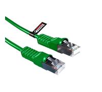 rhinocables Cat5e Ethernet Cable - Shielded Copper RJ45 FTP LAN Lead | Snagless LSZH Jacket for Indoor & Outdoor Use | High-Speed Data Transfer | 5m Length, Green