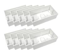 rhinocables Ethernet Back Box for Faceplate (45mm, 10 PACK)