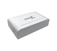 rhinocables - Ethernet Network Switch | 5 Port RJ45 for CAT 5 & CAT5e | Plug & Play with LED Indicators | Ideal for Home & Office LAN Expansion | Surface Mount, 5 Port 10/100