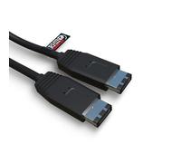 rhinocables FireWire 6-Pin to 6-Pin Cable | IEEE 1394A for Digital Video Transfer - Plug & Play DV Lead for PCs, External Drives, Printers & Legacy AV Devices | 1m, 2m, 3m or 5m Options (5m)