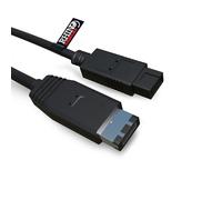 rhinocables FireWire 9-Pin to 6-Pin Cable - IEEE 1394B to 1394A Fast Data Transfer | Hot Swap, Plug & Play Lead for PCs, Laptops, External Hard Drives, Printers & AV Devices | 2m or 3m Option (3m)