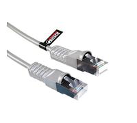 rhinocables High-Performance Cat5e FTP Cable - Shielded Snagless RJ45 Lead with LSZH Jacket | Superior EMI/RFI Resistance & 350MHz Speed for Home, Office & Commercial Networks (Grey/Beige, 10m)