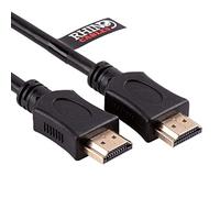 rhinocables High-Speed HDMI Cable 1080p, 4K UHD and 3D Support, ARC Compatible Lead for TVs, Gaming Consoles, DVD, Set-Top Boxes, Laptop, and other audio-visual devices (Black, 2m)