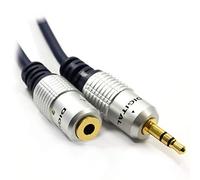 rhinocables - OFC 3.5mm Jack Extension Cable | Premium Audio | Oxygen-Free Copper | Versatile Compatibility | Durable Design | 0.5m Length | Male to Female | Blue