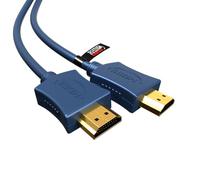 rhinocables® OFC HDMI 4K 1.4 Ultra HD HDR Smart High Speed Cable with Ethernet Oxygen Free Copper Blue (3m)