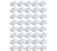 rhinocables RJ45 Connector, Cat5e Connectors, Ethernet Plug Crimp Ends 8-Pin Connectors Multipack (1000 Pack)
