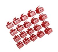 rhinocables RJ45 Port Blockers, Reusable Ethernet LAN Network Port Protector Cover and Lock with Removal Key for PC’s, Laptops, Hubs, Switches, Routers (20 Locks)