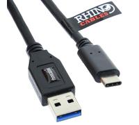 rhinocables USB 3.1 Type C Fast Charging Sync Cable for Galaxy S10/S9/S8+/S8, MacBook, iPad Pro 2018, Sony XZ, HTC 10, OnePlus 5T, Huawei P9 (50cm)
