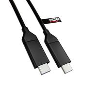 rhinocables - USB Type C to C Cable | 10Gbps Data Transfer | Fast Charging | Universal Compatibility for Mobiles, Tablets, Laptops | Durable Nylon Braided | Length: 1m