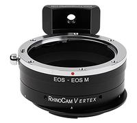 RhinoCam Vertex Rotating Stitching Adapter Compatible with Canon EOS (EF/EF-S) D/SLR Lens to Canon EOS M (EF-M) Mount Mirrorless Cameras
