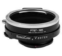 RhinoCam Vertex Rotating Stitching Adapter - Compatible with Pentax 6x7 (P67) Mount Lens to Nikon F Mount D/SLR Camera Body