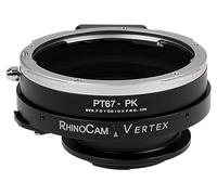 RhinoCam Vertex Rotating Stitching Adapter - Compatible with Pentax 6x7 (P67) Mount Lens to Pentax K (PK) Mount D/SLR Camera Body