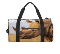 Rhinoceros Rhino 24L Sports Duffle Bag Holdall Gym Bag with Shoes Compartment and Shoulder Strap