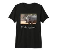 Rhinoceros Shirt Endangered Black Rhino Premium T-Shirt