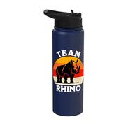 Rhinoceros Team Sumatran Rhino Stainless Steel Insulated Water Bottle