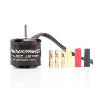 RhinoCrawler Crawler 3532 Outrunner Brushless Motor for 1/8 1/10 AM32 ESC80A RC Crawler Car LCG Chassis Axial SCX10 Traxxas TRX-4 MOA (RM-S20 1800KV)