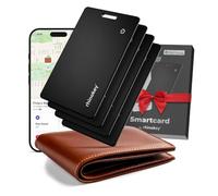 Rhinokey® Apple MFi Certified Wallet Tracker Card Works with Apple Find My