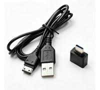 RHINORO USB Charging Cable with USB-C Adapter, Black, compatible with Samsung GT E1080 E1150 E1200 E1230 E2121 S3650 S5230 E2550 E2230 Old-Model Mobile Phone