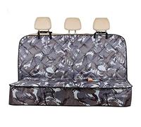 rhinos autostyling COMPATIBLE WITH Dacia Duster 2 (2018 ON) - Grey Camouflage Heavy Duty Premium Quilted Dog Cat Pet Hammock Rear Seat Cover