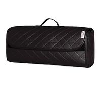rhinos autostyling COMPATIBLE WITH MINI COOPER R56 (2006-2014) - Durable Boot Tidy Tool Declutter Organiser Compact Storage Car Trunk Anti Slip Bag Leather Quilted Black - Gift Idea