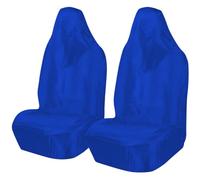 rhinos autostyling FOR RENAULT MASTER 2011 - Heavy Duty Driver Passenger Blue Pair Waterproof Car Van Front Seat Covers Protectors - 2 x Fronts
