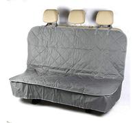rhinos autostyling for Skoda Rapid & Spaceback (2012 ON) - Heavy Duty Grey Strong Quilted Pet Dog Cat Hammock Rear Seat Cover Protector