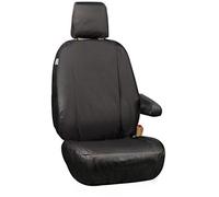 rhinos autostyling Replacement Driver Seat Cover for Ford Transit Custom SWB MWB LWB Fully Tailored Heavy Duty 2013 Onwards Breathable Waterproof Nylon Snug Warm Black